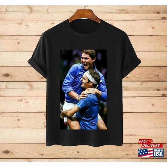 Rafael Nadal X Roger Federer Shirt Tshirt - Picture 1 of 3
